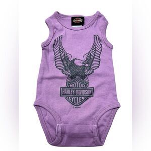 Harley Davidson Purple One Piece Baby Girl 0/3 months